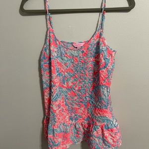 Lilly Pulitzer Peplum Tank